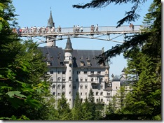 Vista da Marienbrücke e do Neuschwanstein ao fundo.