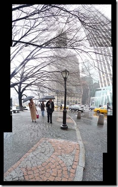 Trajecto pela calçada portuguesa – Nova Iorque. NY. EUA