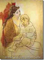 Mother and Child before Curtai