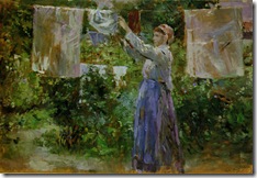 Peasant Hanging out the Washing_1881