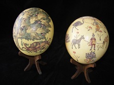 Hand Painted Ostrich Eggs 7_resize