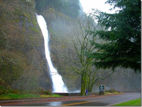 Horsetail Falls after a month of rain 03