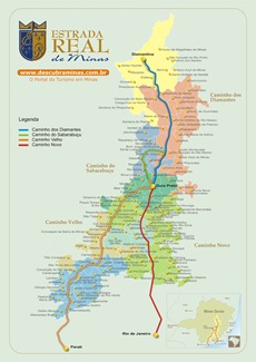 mapa estrada real