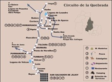 Mapa Circuito de la Quebrada